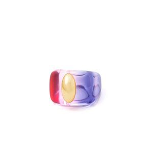 La Manso Women La Manso Woman's Disney Princess Multicolor Plastic Ring